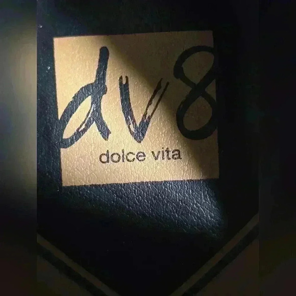 Dolce Vita DV8 Shai Mixed Material Heeled Gray Bootie Boots Shoes Size 9 - Picture 6 of 7